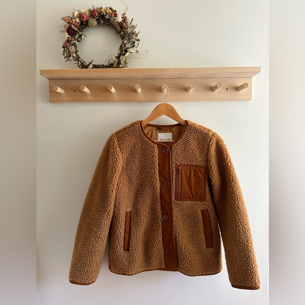 Madewell Sherpa Chestnut Jacket  xxs